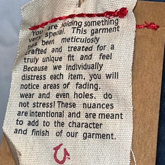 NWT True Religion Joey Super T Studded Jeans Size 27/32 - Picture 3 of 11